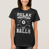 T-shirt Billiard Player & billiard Pool Game (Devant)