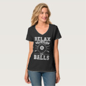 T-shirt Billiard Player & billiard Pool Game (Devant entier)