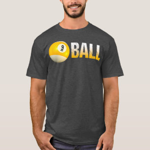 T-shirt Billiard Pool Ball 9Ball pour l'équipe et les lig