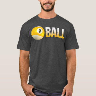 T-shirt Billiard Pool Ball 9Ball pour l'équipe et les ligu