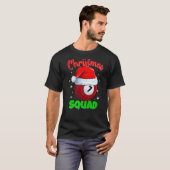 T-shirt Billiards 7 Ball Christmas Squad Pool Balls Billia (Devant entier)