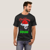 T-shirt Billiards 8 Ball Christmas Squad Pool Balls Billia (Devant entier)