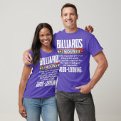 T-shirt Billiards Définition Drôle Billard 8 Ball Pool (Unisexe)