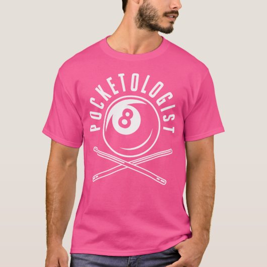 T-shirt Billiards Pocketologue (Devant)