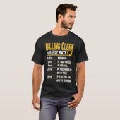 T-shirt Billing Clerk Hourly Rate Billing Assistant Work (Devant entier)