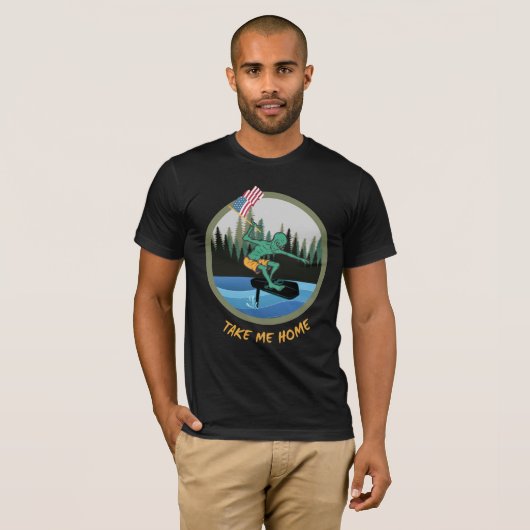 T-shirt Billionaire Tech Mogul Alien équitation Hydrofoil (Devant entier)