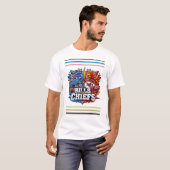 T-shirt bills contre chiefs (Devant entier)