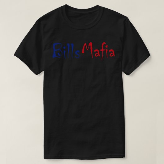 T-shirt Bills mafia Mouvement Typographie (Design devant)