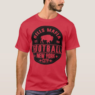 T-shirt Bills Mafia New York Football Est 1960 Vintage Bla