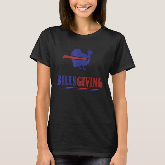T-shirt Billsgiving Happy Thanksgiving Chicken American Fo (Devant)