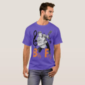 T-shirt Billy Fury bat des amis rétro (Devant entier)