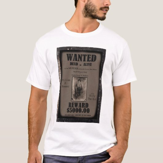 T-shirt Billy l'affiche morte d'enfant ou vivante (Devant)