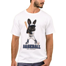 Billy le lapin baseball mignon bunny sportif