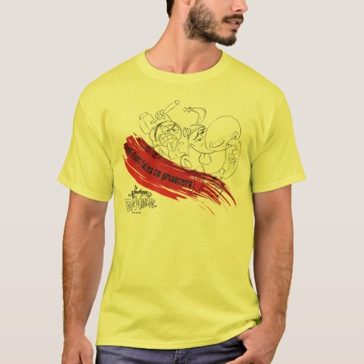 T-shirt Billy & Mandy - L'évolution ne prend pas de prison (Devant)