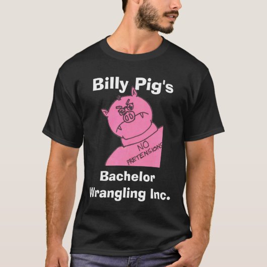 T-shirt Billy Pig - Senior Bachelor Control Tech (Devant)