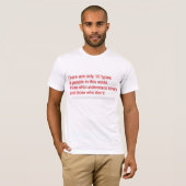 T-shirt Binaire (Devant entier)