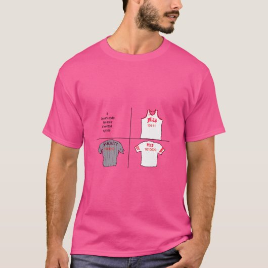 T-shirt Binary Blitz Geeky Sports Jerseys Pour Tech-Save (Devant)