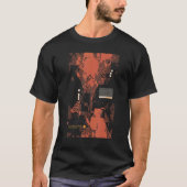 T-shirt Binary Code Retro Geek programmeur ordinateur Nerd (Devant)