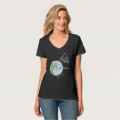 T-shirt Binary Code Retro Geek programmeur ordinateur Nerd (Devant entier)