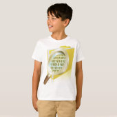 T-shirt Binary Data Magnification de verre Recherche de fi (Devant entier)