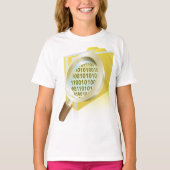 T-shirt Binary Data Magnification de verre Recherche de fi (Devant)