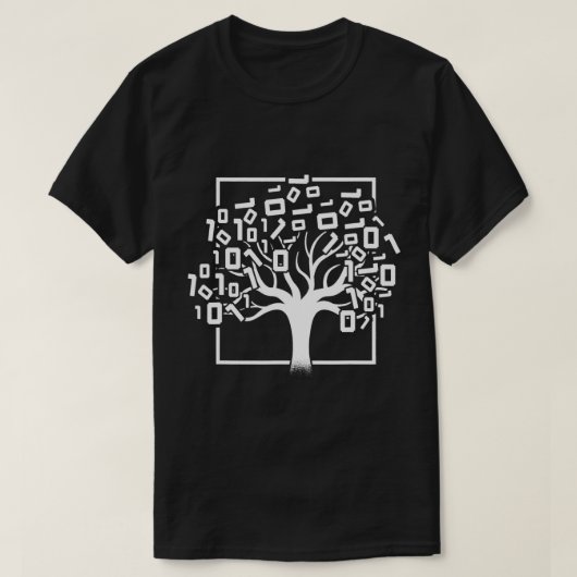 T-shirt Binary Tree Computer Science - Programme de codage (Design devant)