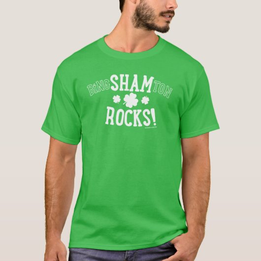 T-shirt Bing-SHAM-ton Rocks !T-shirt (Devant)
