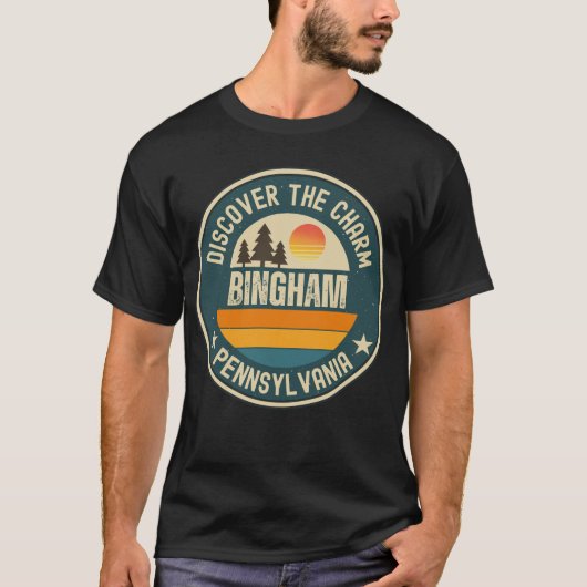 T-shirt Bingham, Pennsylvanie (Devant)