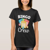 T-shirt Bingo Birthday Crew Bingo Card Funny Bingo Player (Devant)