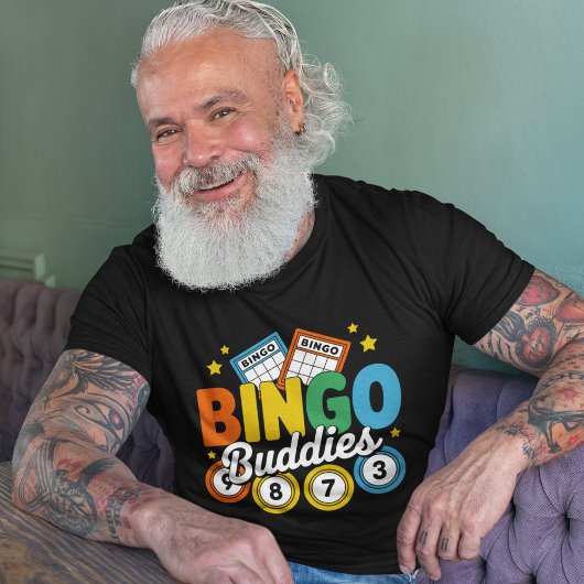 T-shirt Bingo Buddies Fun Matching Bingo Friend