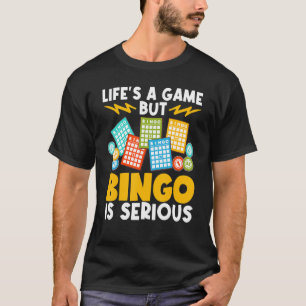 T-shirt Bingo Caller Player Lucky Bingo 23