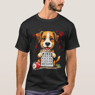 T-shirt Bingo et chien drôle Bingo Amour Bingo et chien Ca