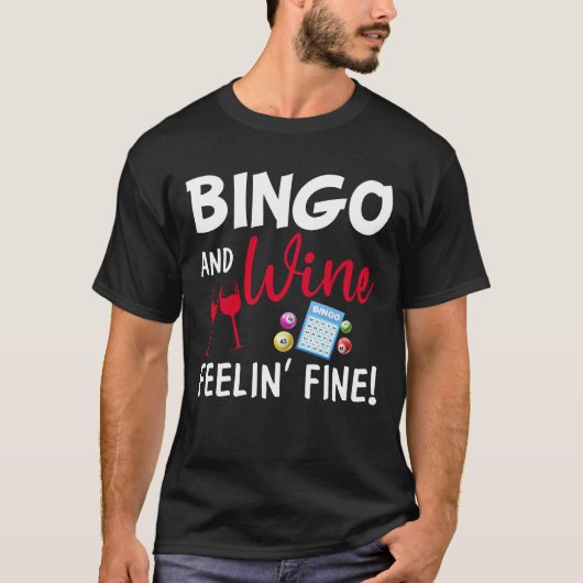 T-shirt Bingo et oenologie fine (Devant)