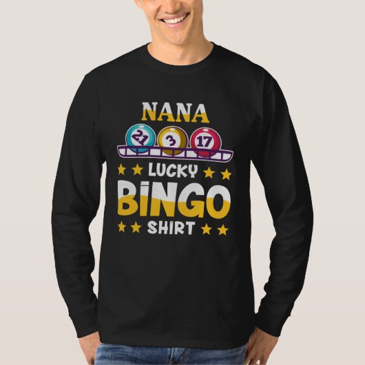 T-shirt Bingo  For Nana  Lucky Bingo (Devant)