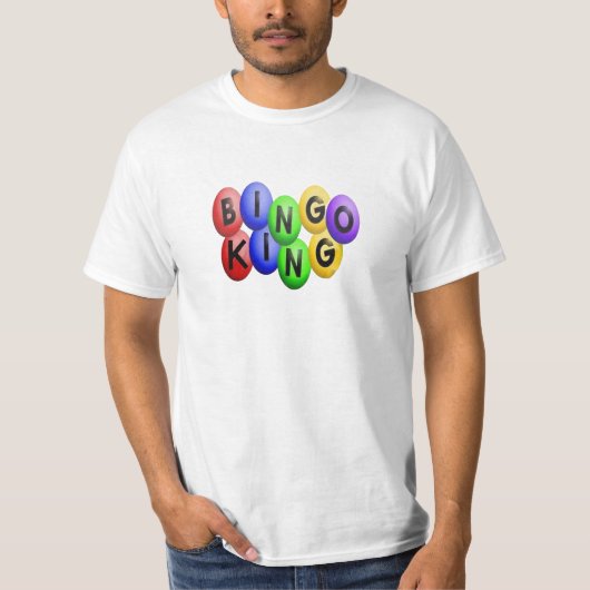 T-shirt BINGO King Bingo Lover DAD (Devant)