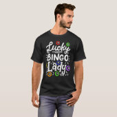 T-shirt Bingo Lucky Bingo Lady (Devant entier)