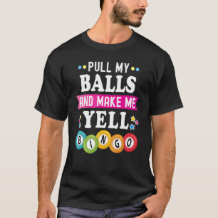 T-shirt Bingo Pour Hommes Femmes Lucky Bingo Caller Gambli