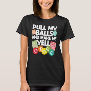 T-shirt Bingo Pour Hommes Femmes Lucky Bingo Caller Gambli