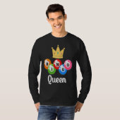 T-shirt Bingo Queen Womens  Bingo Player  Caller (Devant entier)