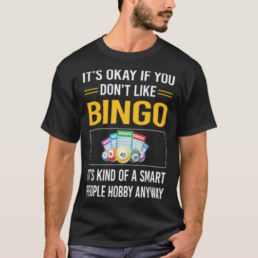 T-shirt Bingo Smart People (Devant)