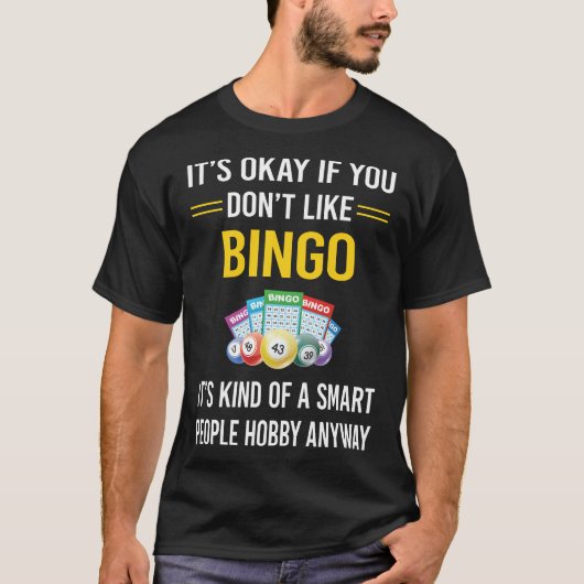 T-shirt Bingo Smart People (Devant)