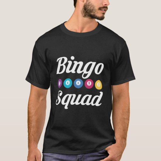 T-shirt Bingo Squad Bingo Team (Devant)