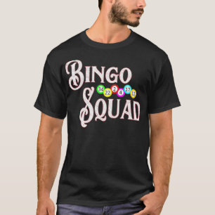 T-shirt Bingo Squad Funny Bingo Lover Cadeau afrique -