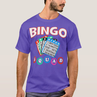 T-shirt Bingo Squad Shirt for Women  men
