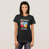 T-shirt Bingo Team Lottery Gaming (Devant entier)