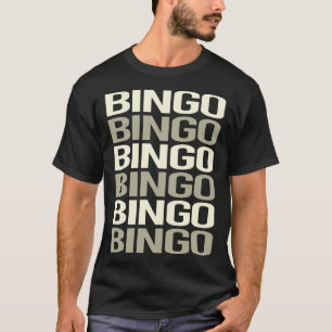 T-shirt Bingo Texte blanc