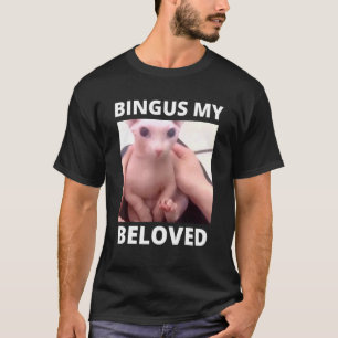 T-shirt Bingus Appelle Mon Chat Sphynx Sans Poils Bien-Aim