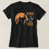 T-shirt binx est mon chou mignon halloween chat (Design devant)