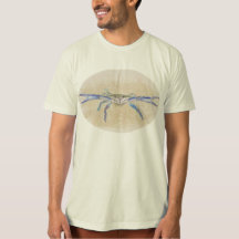 T-shirt bio de crabe à fleur
