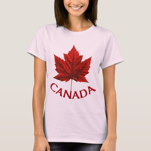 T-shirt bio pour femme Canada T-shirt Feuille d'ér (Devant)